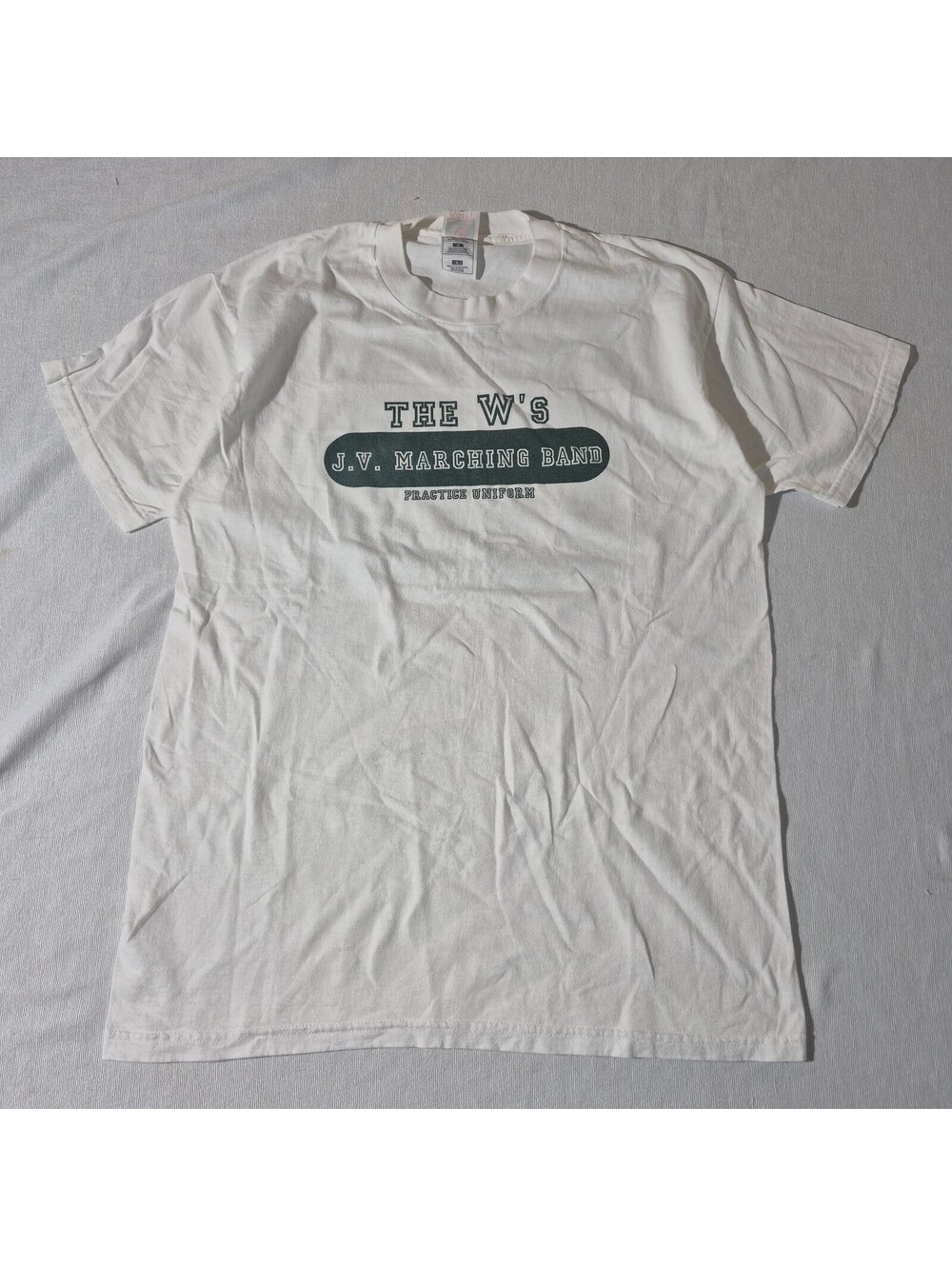 The W's J.V. Marching Band L Large Christain Band Tee white T-shirt